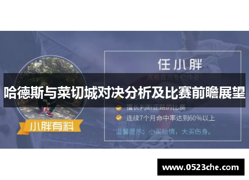 哈德斯与菜切城对决分析及比赛前瞻展望